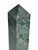 Brass Neoclassical Green Marble & Brass Obelisk, 14.5" High For Sale - Image 8 of 11