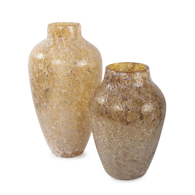 Zynsky Art Glass in Soft Amber- Short For Sale In Chicago - Image 6 of 10