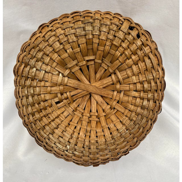 Mid 20th Century Vintage French Boulangerie Proofing Basket For Sale In Dallas - Image 6 of 10