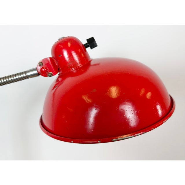 Large Vintage Industrial German Workshop Table Lamp from Helo Leuchten, 1950s For Sale - Image 18 of 18