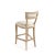 French Country Selborne Bar Stool in Cream For Sale - Image 3 of 6