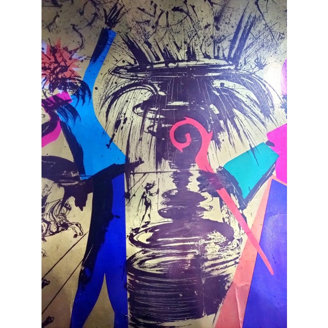 Salvador Dali, Abstract Figures, 1969, Lithograph For Sale - Image 3 of 9