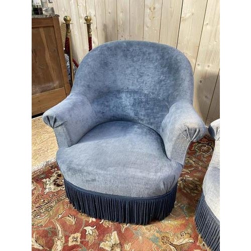 Toad Lounge Sofa, Armchairs and Ottoman, Set of 4 For Sale - Image 5 of 11