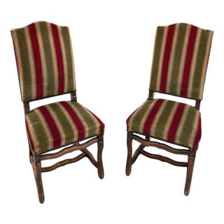 Early 20th Century French Mutton Bone Dining Chair (Set of Two) For Sale