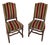 Early 20th Century French Mutton Bone Dining Chair (Set of Two) For Sale
