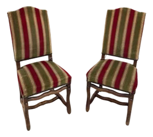 Early 20th Century French Mutton Bone Dining Chair (Set of Two)