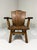 Rustic Brutalist Rustic Oak Armchair, 1960s For Sale - Image 3 of 18