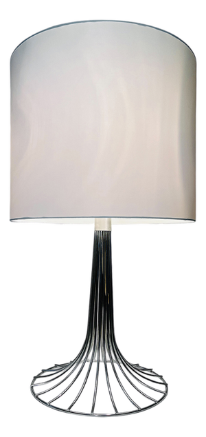 Chrome Table Lamp by V. Panton for Fritz Hansen