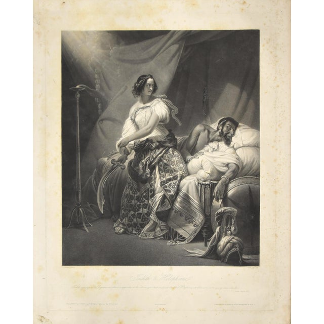 Judith & Holophernel is an original engraving, realized by Jean-Pierre-Marie Jazet after a painting of Horace Vernet. In...