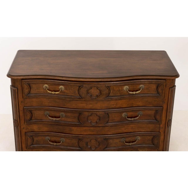 Baker Furniture Company Louis XVI Style Walnut Chest of Drawers For Sale - Image 4 of 11