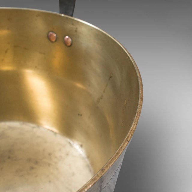 Circa 1800s Antique English Brass Jam Pan For Sale - Image 12 of 13
