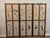 Beautiful original design of the 12 Days of Christmas on individual embroidered panels set into handmade black walnut...