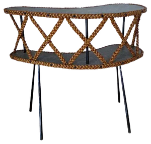 Bar Table with 2 Trays, 1950s