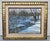 Title: Winter Creek Landscape Painting by Monica Cascio – Large Framed Original Titled "Dalton's Creek" Description: This...