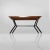 Italian Mid-Century Modern Rectangular Metal and Wood Bench, 1950s For Sale - Image 9 of 18