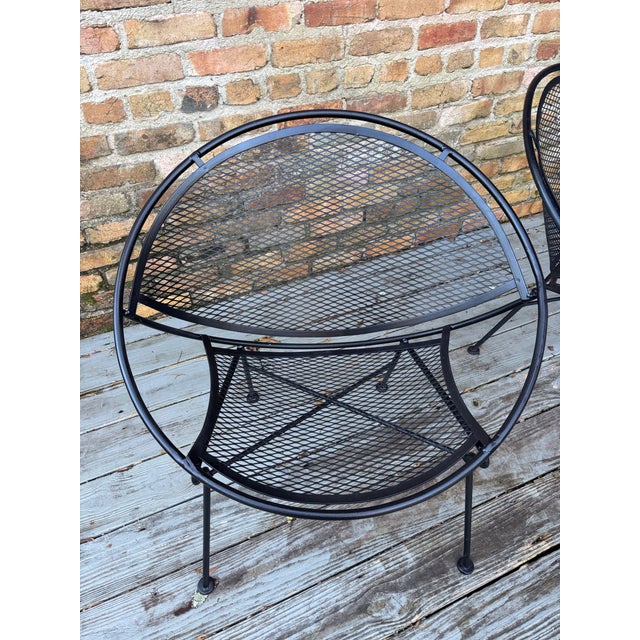 Black Mid 20th Century Tempestini for Salterini Oversized Radar - Set of 3, Attributed For Sale - Image 8 of 9