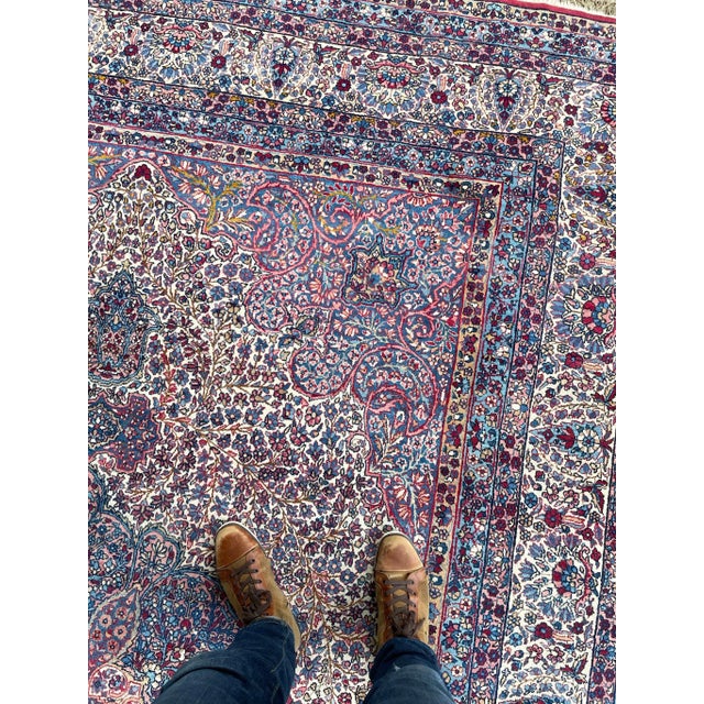 Botanical Pastel Rug 8.10 x 12.8 For Sale In Milwaukee - Image 6 of 13
