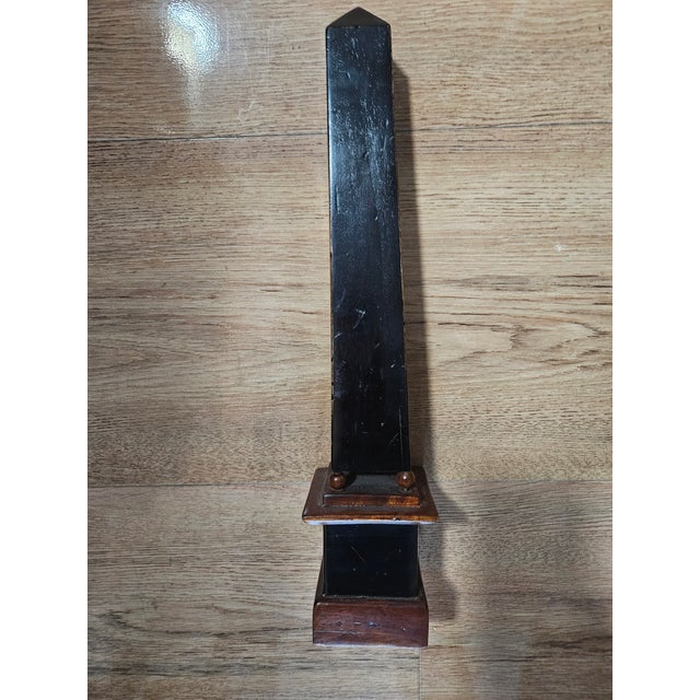 Vintage Wooden Obelisk, AM