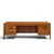 Jens Risom Mid Century Walnut Executive Desk This desk measures: 81.5 wide x 36 deep x 27.75 high, with a chair clearance...