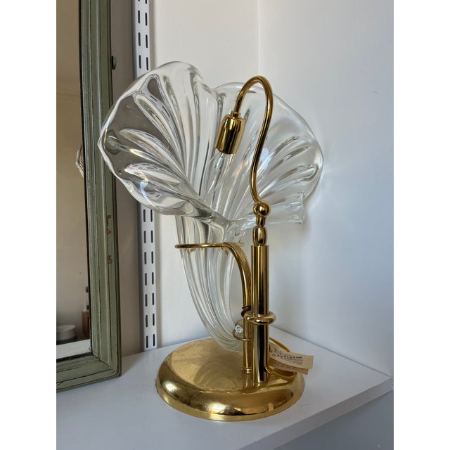 1980s 1980s Large Italian Blown Glass Lamp For Sale - Image 5 of 7