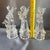 French Vintage French Crystal Angel Trio, Sculptural Holiday Decor For Sale - Image 3 of 9