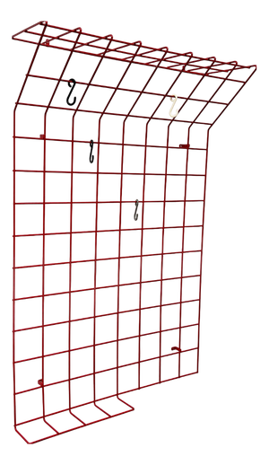 Mid-Century Modern German Red String Coat Rack, 1960s