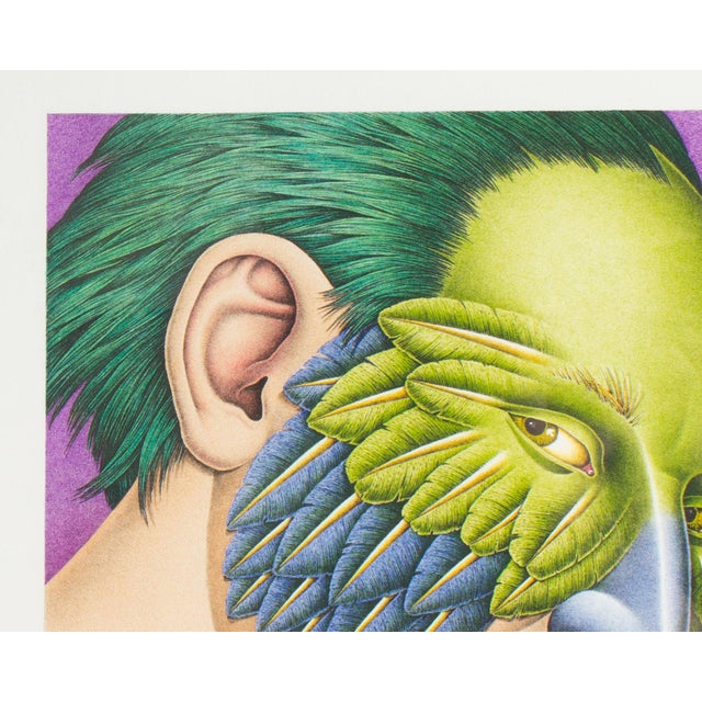 1993 “Hummingbird” Lithograph by Robert Lostutter For Sale In Indianapolis - Image 6 of 8