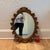 Circa 1930 Wood & Gesso Foliate Sunburst Mirror - 19.5” X 25” For Sale - Image 12 of 12