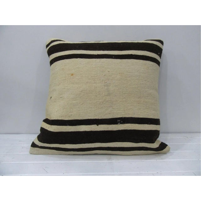 Handmade Turkish Kilim Pillow For Sale - Image 4 of 4