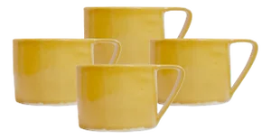 Milano Sole Cappuccino Cups by Marta Benet, Set of 4