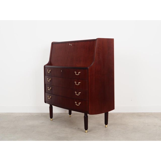 Danish Mahogany Secretary from PMJ Viby J, 1970s For Sale - Image 4 of 15
