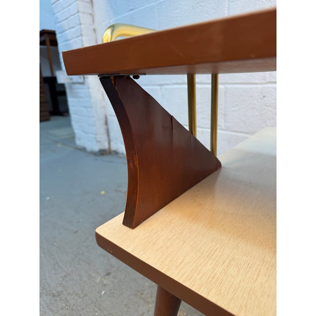 1950s Mid-Century Modern Atomic Tiered Table Set, 3 Pieces For Sale - Image 18 of 18
