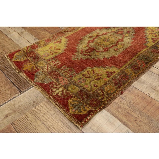 Vintage Turkish Yastik Rug - 01'10 X 03'00 For Sale In Dallas - Image 6 of 8