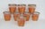Culver Ltd. Culver Mid Century Gold Pineapple and Orange Water Whiskey Tumbler Glasses 4601b For Sale - Image 4 of 18