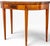 Late 18th Century Antique American Federal North Shore Inlaid Mahogany Demilune Games Table For Sale - Image 5 of 15