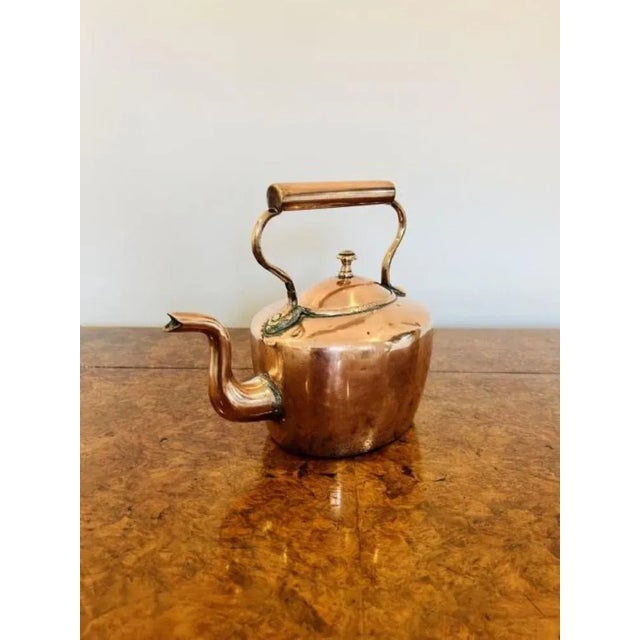 Small George III Copper Kettle, 1800s For Sale - Image 4 of 5