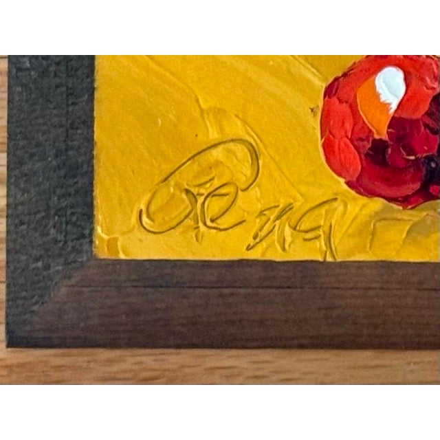 Trio of Impasto Fruit Still Lifes, Signed For Sale - Image 4 of 12
