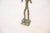 Mid 20th Century Vintage African Oxidized Copper Man Eating For Sale - Image 5 of 6