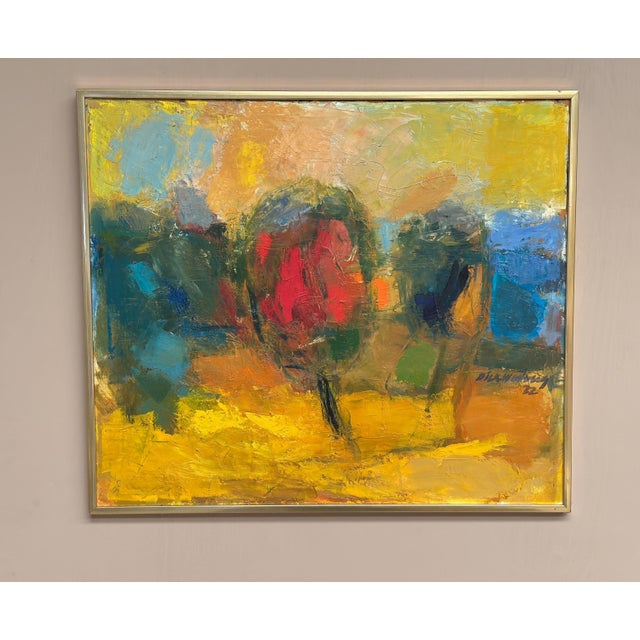 Dick Wästberg, Composition, 1972, Oil on Canvas, Framed For Sale - Image 12 of 18