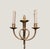 Early 20th Century Pair of Antique French Brass Two-Light Wall Sconces With Double Scroll Arms For Sale - Image 5 of 5