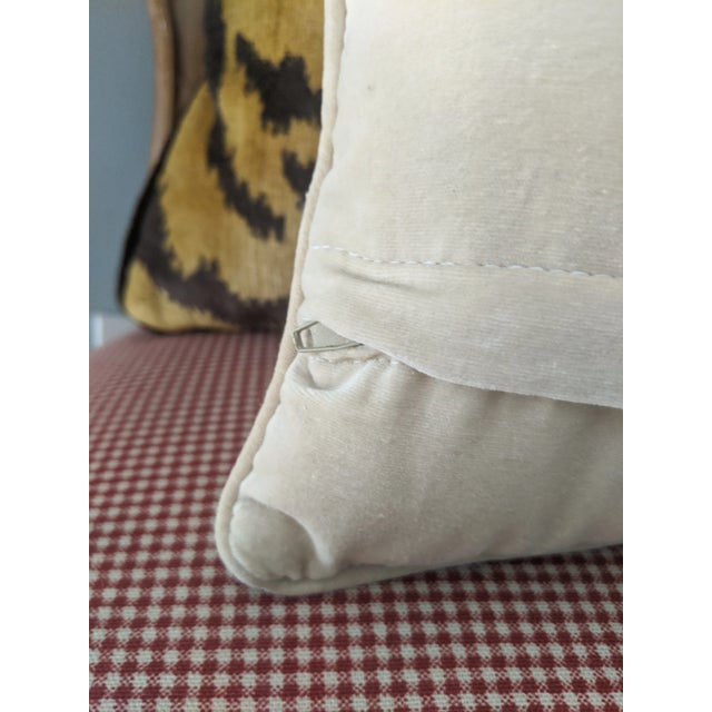 Vintage Grandmillenial Needlepoint Decorative Throw Pillow For Sale - Image 9 of 10