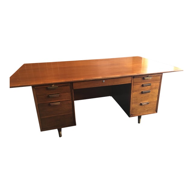Mid Century Executive Desk by the Standard Furniture Co. Chairish