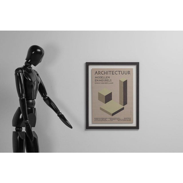 Brown Dom Hans van der Laan Exhibition in Maastricht Poster, 1982 For Sale - Image 8 of 14