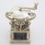 Vintage Italian Sterling Silver 925 Grinder Figurine with Moving Parts by Medusa-Oro, 1970s For Sale - Image 4 of 12