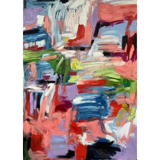 "Woman" Contemporary Abstract Expressionist Oil Painting by Monica Shulman For Sale