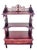 Baker Furniture Company Vintage Traditional Fretwork Cherry Red 1 Drawer 3 Shelf Shelving Unit Etagere For Sale - Image 4 of 14