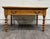 This is a stunning antique late 19th century (1800s) or very early 1900s English Jacobean Revival tiger oak console table...