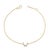 Immerse yourself in the understated elegance of this 10K yellow gold bracelet, for an enrapturing shimmer that captures...