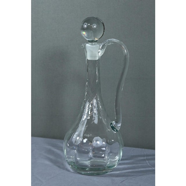 1st Part 20th Century Decanter in Fine Glass, 1890s For Sale - Image 3 of 16