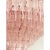 Early 21st Century Italian Pink Quadriedro Murano Glass Chandelier in Venini Style by Simoeng For Sale - Image 5 of 7